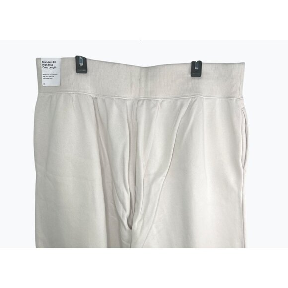 Nike Sportswear Phoenix Fleece Women's High-Waisted Cropped Sweatpants 3X- Beig - Picture 13 of 16